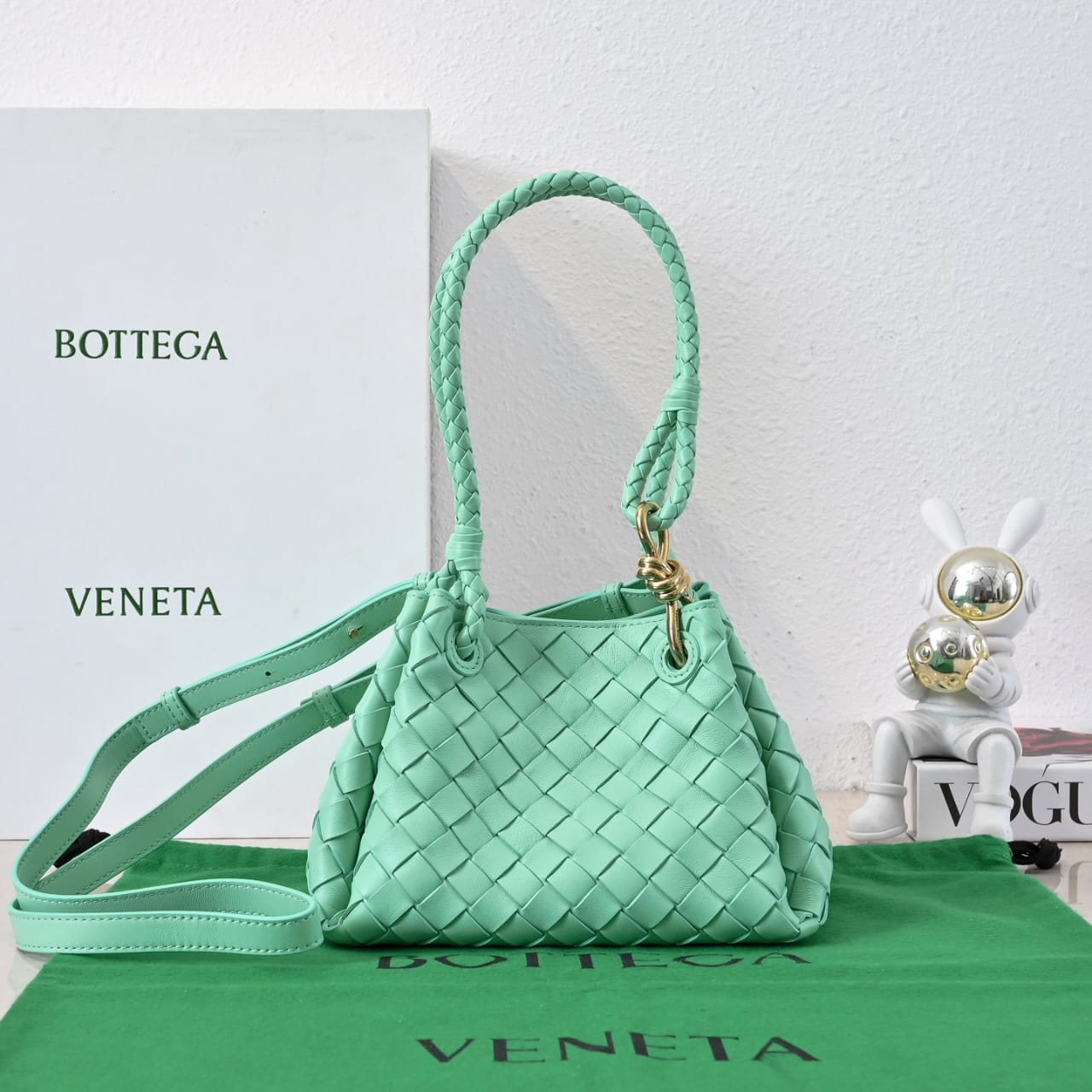 Bottega Veneta Small Andiamo Parachute Bag – Intrecciato Lambskin